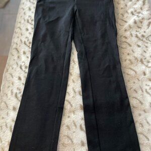 INC Black Pull on Elastic Waist Bootcut  Pants Size 0P